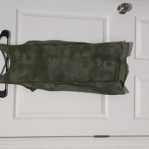 Old Navy cotton camo tank dress